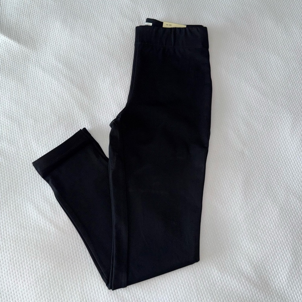 Black High Waist Ankle Length Skinny Leggings